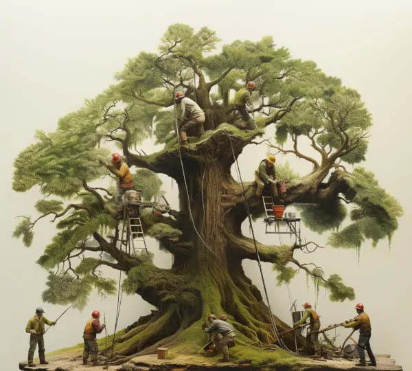 taglio alberi faidate