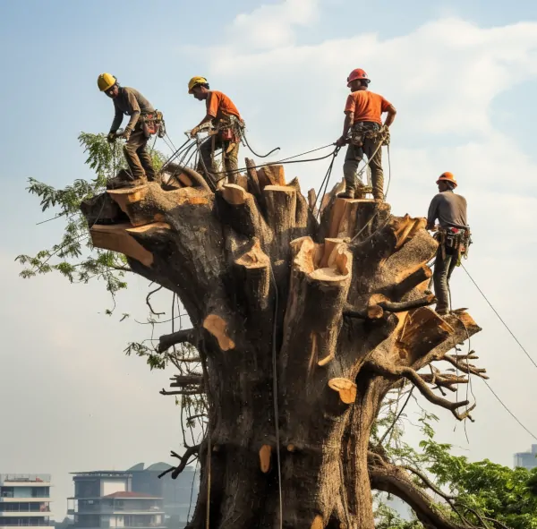 Potatura alberi alto fusto metodo tradizionale